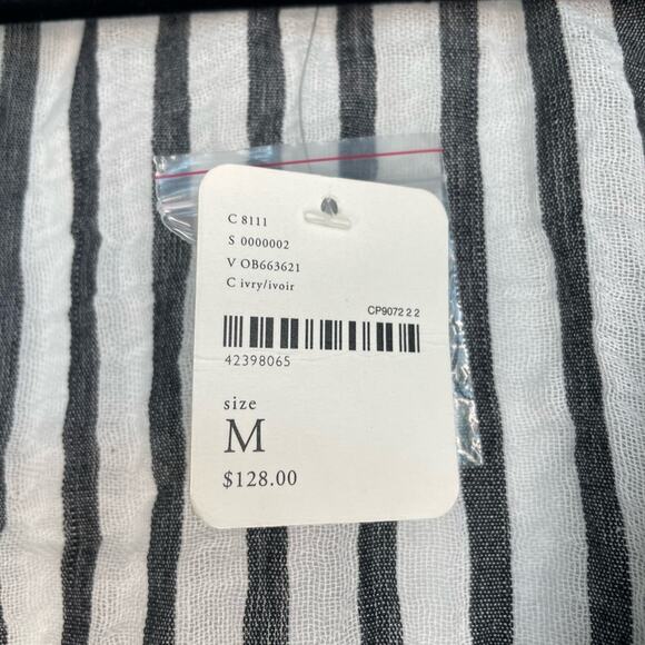 Free People Striped Wrap Top Size Medium NWT - Picture 6 of 9